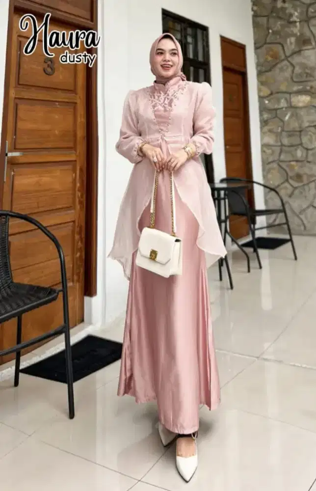 Muslim Maxy Dress Haura Organza