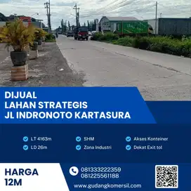 Dijual Lahan Zona Industri,Lokasi Kartasura, Sukoharjo,Luas 4163m2,Bu