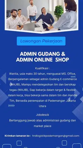 Lowongan Kerja Admin