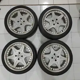 Velg r17 + ban celong pcd 100 lebar 7.5