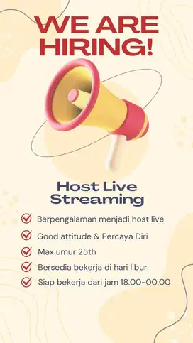 HOST LIVE STREAMING