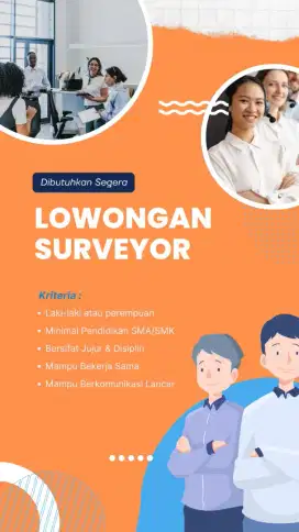 LOWONGAN SURVEYOR TOTOK PUNGGUNG