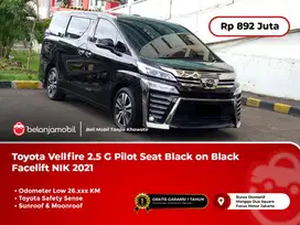 [ LOW KM ] Toyota Vellfire 2.5 G TSS Black on Black Facelift 2021/2022