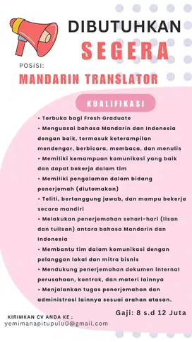 Mandarin Translator SSMY