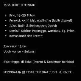 Jaga Toko Tembakau