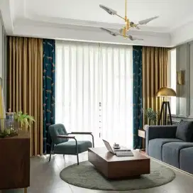 Jual tirai jendela gordyn hordeng gorden wallpaper dinding rollblind v