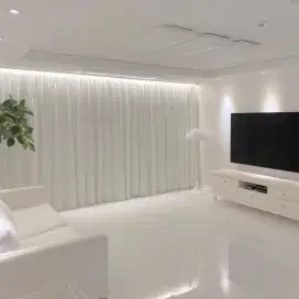Jual tirai jendela gordyn hordeng gorden wallpaper dinding rollblind v
