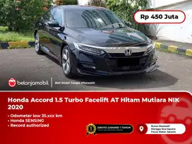 [KM 35RB] Honda Accord 1.5 Turbo Sensing Facelift AT NIK 2020/2021