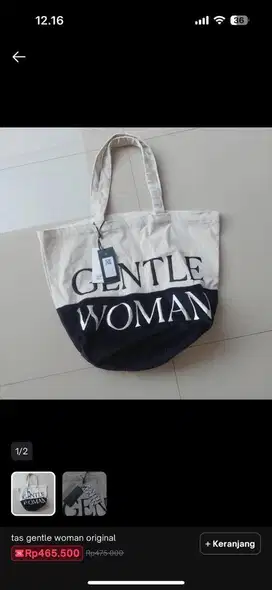 Tas gentle woman ori