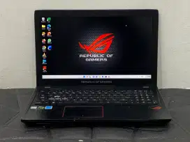 Rog Strix Gl553VD/Intel Core i7-7700HQ/VGA GTX 1050/RAM 8GB/SSD 512GB