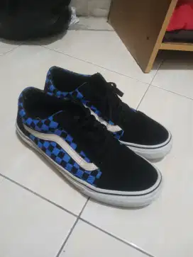 VANS CHEAKERBOAD BLUE SIZE 41