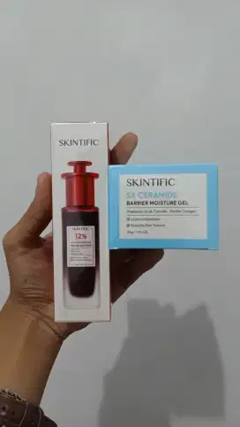 SKINTIFIC MOISTURIZER DAN PEELING EXFO BARU