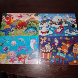 Mainan Puzzle Anak 4 Pcs Kayu