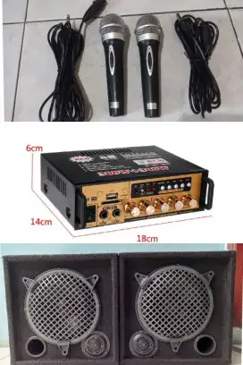 Paket sound karaoke 8 in stereo