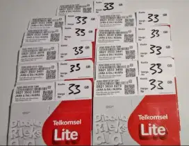 Kuota telkomsel 33Gb full