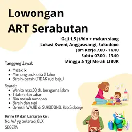 Lowongan ART Serabutan