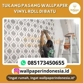 TUKANG PASANG WALLPAPER VINYL ROLL DI BATU