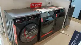 Sharp mesin cuci 10kg promo Bunga 0% menggunakan home credit