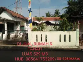 JUAL TANAH BESERTA BANGUNAN LUAS 529M3!!TENGAH KOTA!!MURAH!!