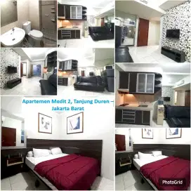 For Sale - Apartemen Medit 2 Tipe 2 Kamar Full Furnished