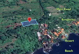 2000 sqm land beachside & main roadside for sale in Karangasem