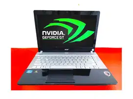 Laptop ACER CORE i5 NvidiaGforce Siap pakai (OK)