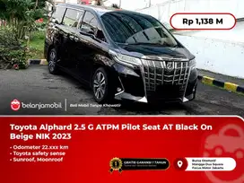 [PILOT SEAT] Toyota Alphard 2.5 G ATPM TSS AT Black On Beige 2023/2024