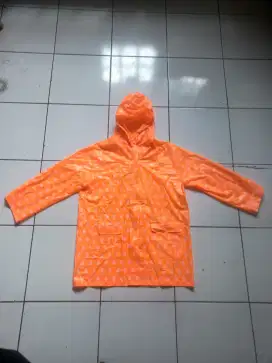 mantel jas ujan orange