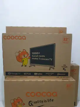 COOCAA GoogleTV 32 inch. 100% Baru ( gres pabrik ), bisa COD