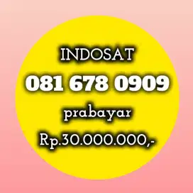 NOMOR CANTIK INDOSAT 0909