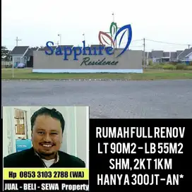 Rumah Murah Sidoarjo dkt Juanda Surabaya Saphire Residence 300Jt-an