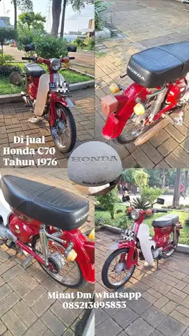 Honda C70 tahun 1976