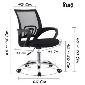 NEW!!! Kursi Kerja Computer Kantor Office Chair Adjustable