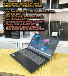 LENOVO IDEAPAD VGA 4GB DDR5 Laptop Gaming Laptop Design