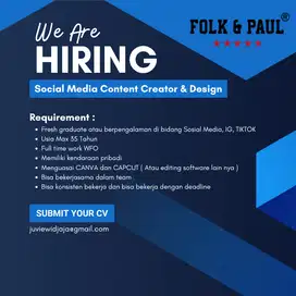 Social Media Content Creator & Design