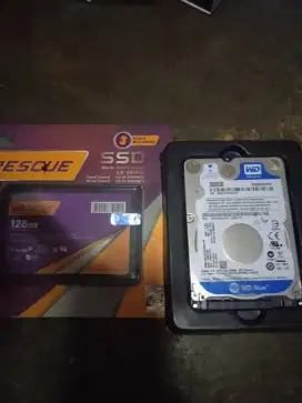 Sepaket SSD dan HDD like new