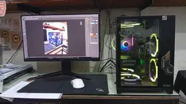 PC Gaming Intel i5 gen 7, GTX 1660 Super, Monitor LG 24GN650