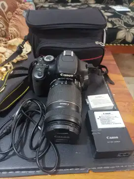 Jual Kamera Canon 600D+Kit+Lensa 55-250mm