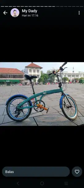 sepeda lipat Masih bagus , Akram 7speed