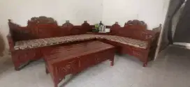 Sofa Kayu Jati, Kursi, Meja Ukiran