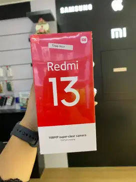 REDMI 13 8/128GB BLACK BARU MASIH TERSEGEL & BERGARANSI RESMI NASIONAL