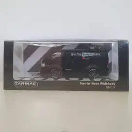 Tarmac Works Toyota Hiace Widebody 1/64 (Black, Hitam, Drive Your)