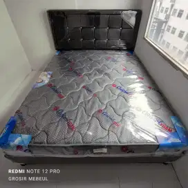 PAKET DIPAN + KASUR CENTRAL TEBEL 20 CM GARANSI 10 TAHUN