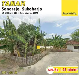 Dijual Tanah Kavling di Sonorejo Sukoharjo