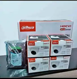 cctv paket  berikut instalasi bisa online ke handphone