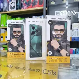 POVA 6 PRO 5G RAM 12/256 BARU SEGEL GARANSI NASIONAL (BISA COD)