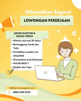 Lowongan Kerja Admin