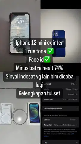 Iphone 12 mini x inter 6/64