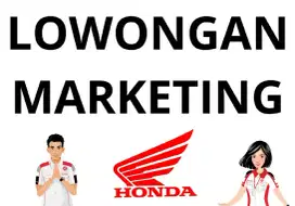 Lowongan kerja marketing honda