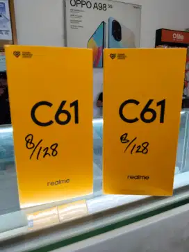 Realme C61 8GB+8GB/128GB,Baru,Segel Box,Garansi Resmi,Original